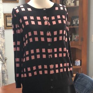 Pink & Black pattern cardigan by NY & Co